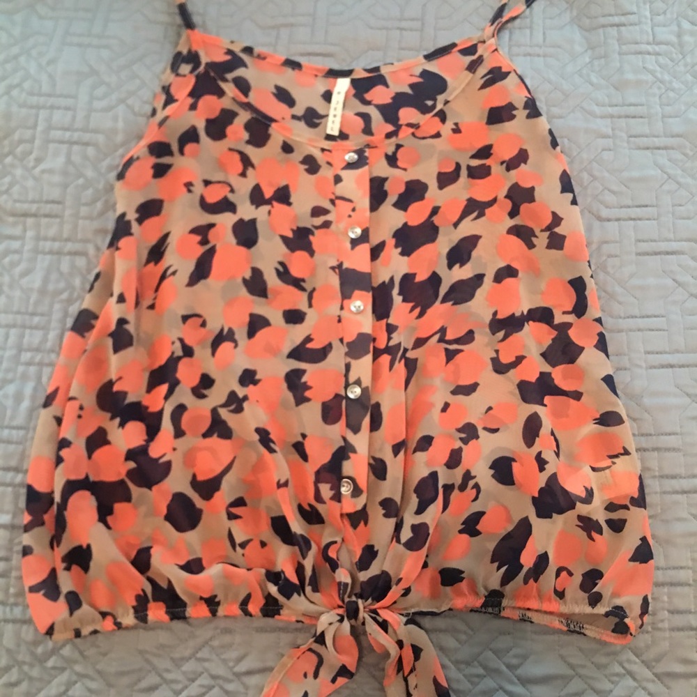 B Jewel sheer top